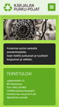 Mobile Screenshot of karjalanpurkupojat.fi